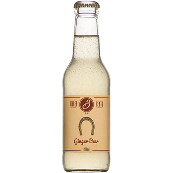 THREE CENTS GINGER BEER 200ML MIXERS