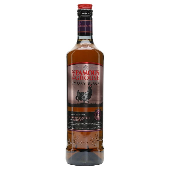 SMOKED WHISKEY - SCOTCH WHISKEY - BLENDED WHISKEY - THE FAMOUS GROUSE SMOKY BLACK 700ML ΠΟΤΑ