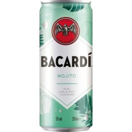 BACARDI MOJITO COCTAIL 250ML MIXERS
